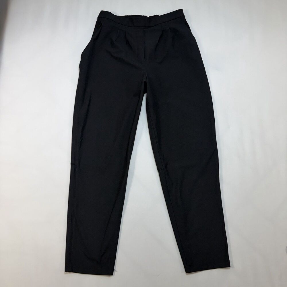 Lululemon Pants Essential High Rise Trouser Size 8 Black Warpstreme Athleisure